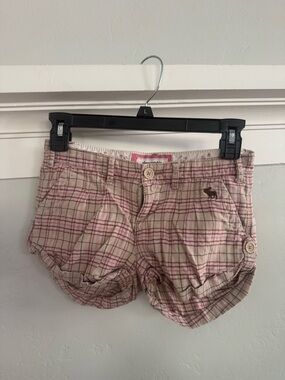 Plaid Pink Vintage Abercrombie Shorts
